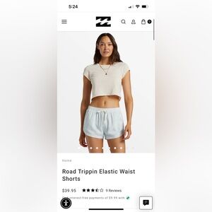 Billabong road tripping shorts